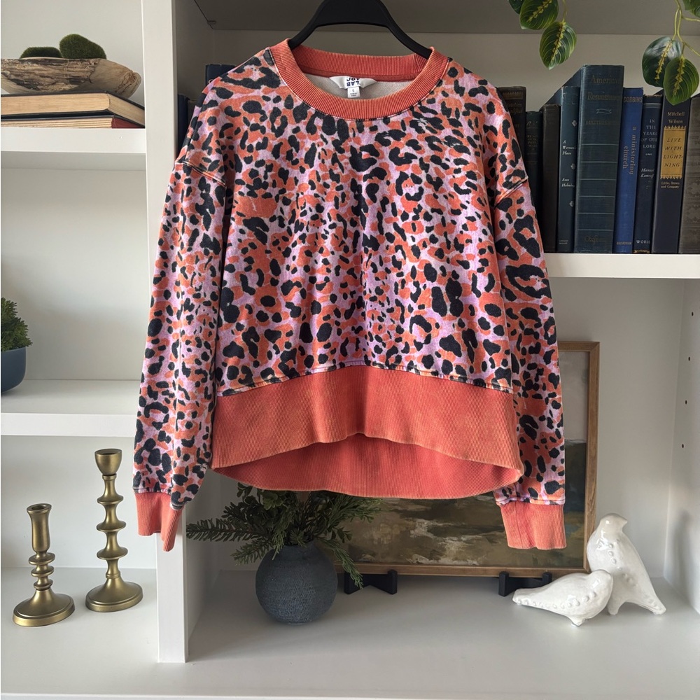JoyLab Leopard Print Sweatshirt